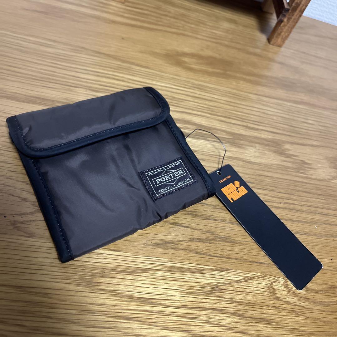【未使用・タグ付き】ヘッドポーター ブラウニー 折り財布