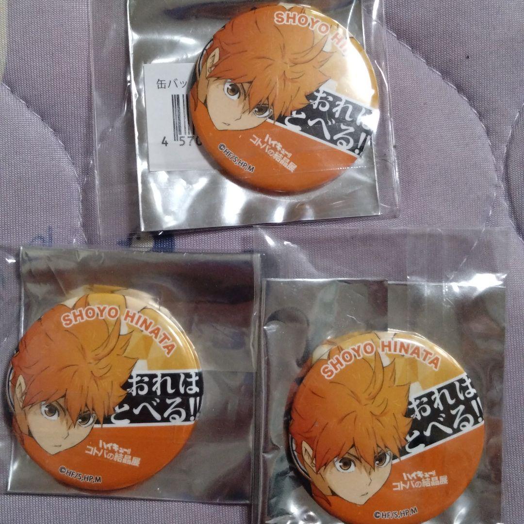 ハイキュー!!コトバの結晶展缶バッジ日向
