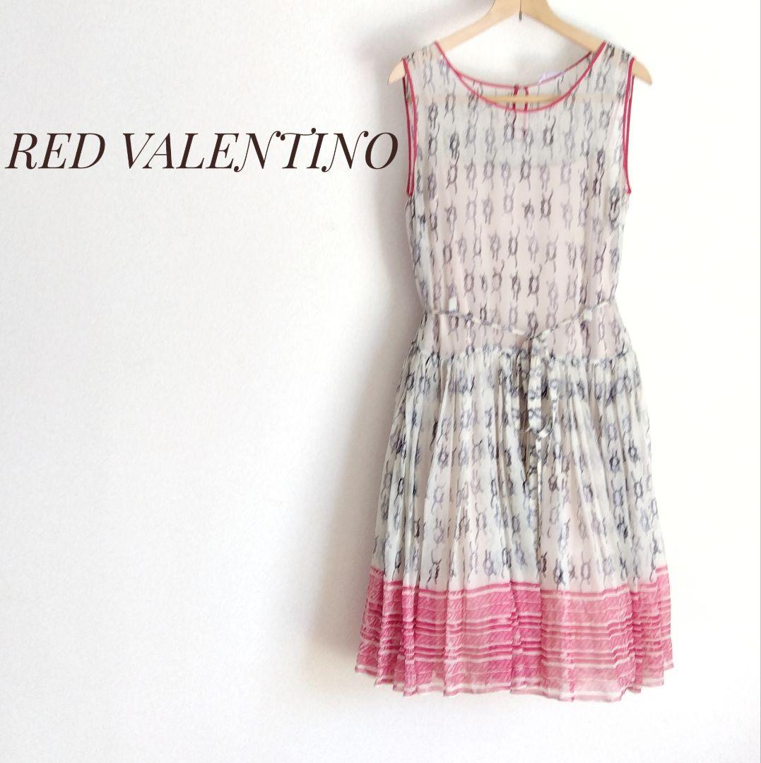 ＲEDＶALENTINO　レッドヴァレンティノ　キャミワンピ　ワンピース　赤　白ワンピース