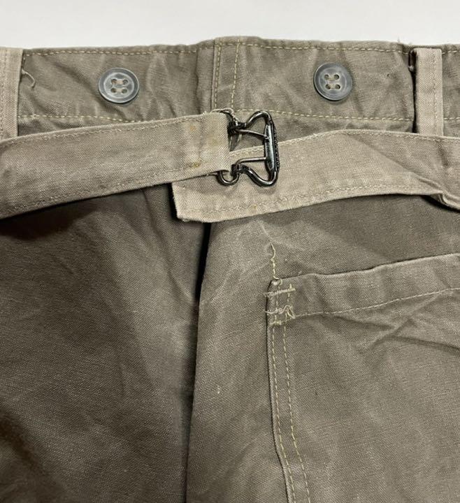 送料無料低価 40s スウェーデン軍 ミリタリーパンツ シンチバック サスペンダーボタン EAmRt-m50242850530 人気SALE得価
