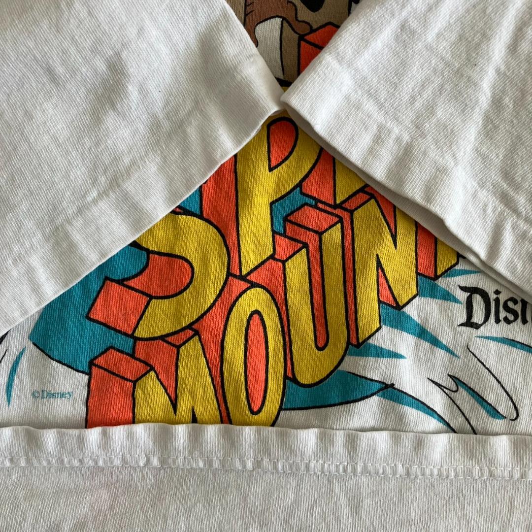 でおすすめアイテム。 80s 超希少 スプラッシュマウンテン 白 XLサイズ Tシャツ ディズニー トップス