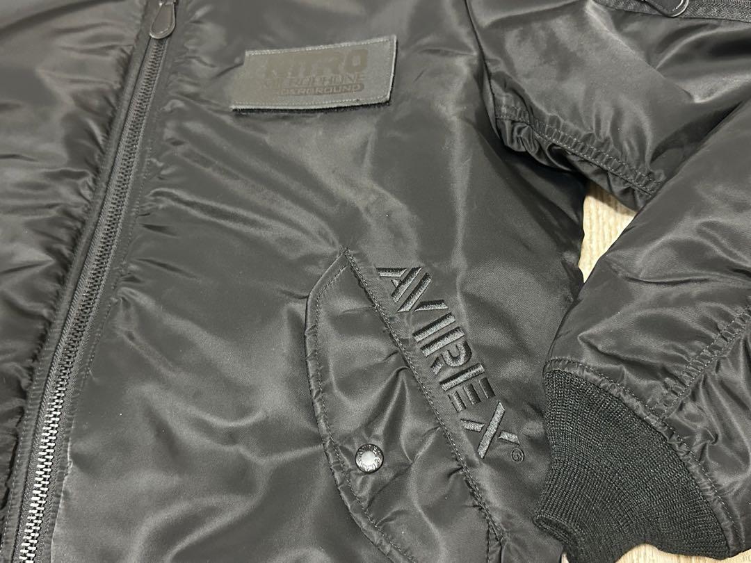 ジャケット・アウター XXL AVIREX x NMU NITRO MA-1 stabridge