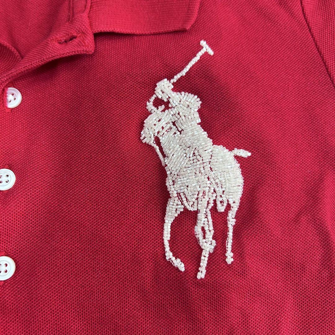 Ralph Lauren 赤 ポロシャツ 半袖y2k希少