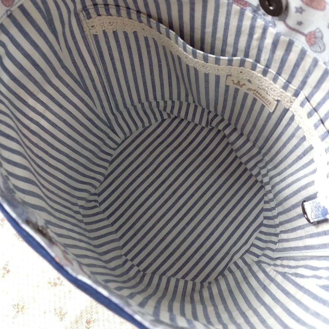 【専用】ジョリーフルール 麻かごトートバッグ ハンドメイド