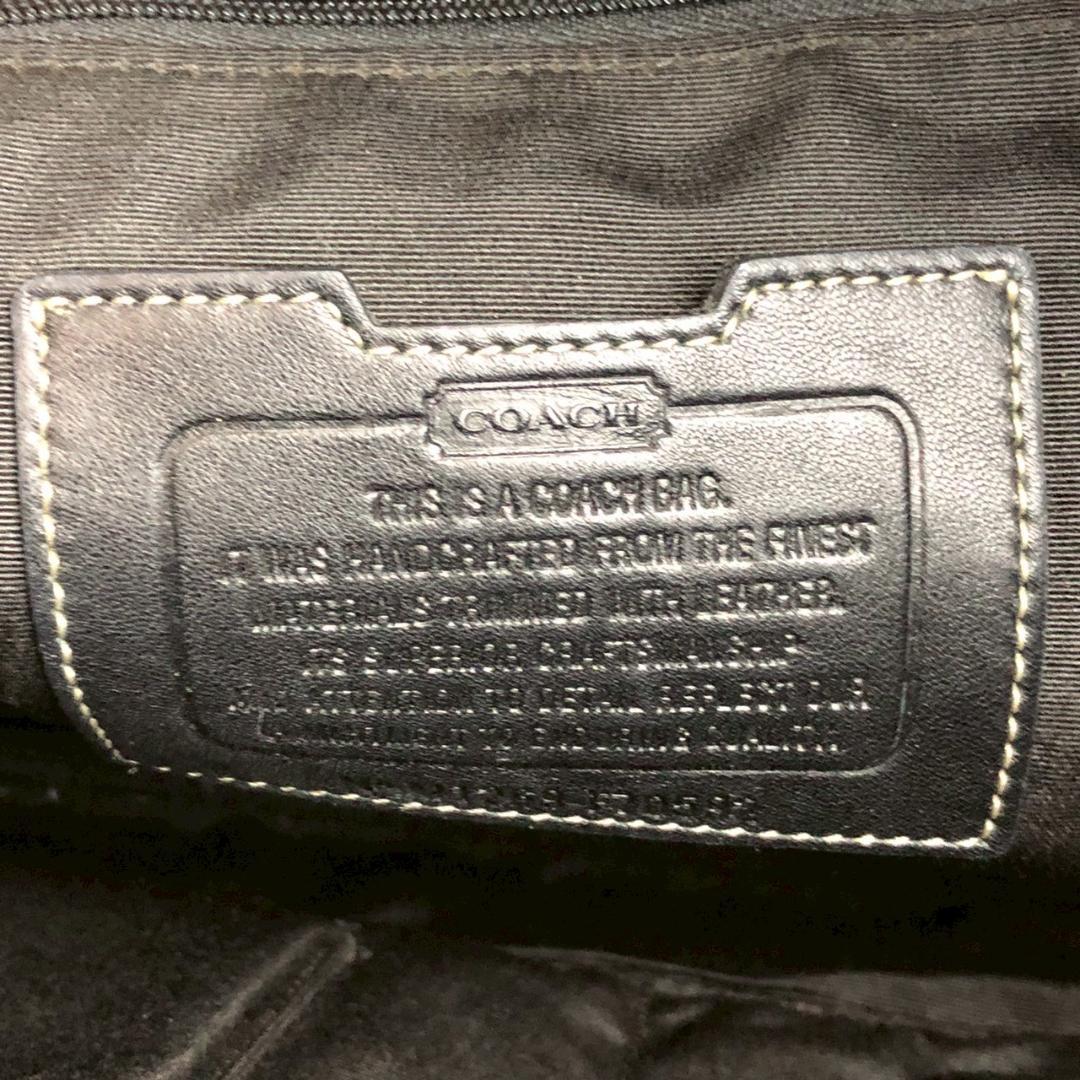 COACH コーチ シグネチャー ハンドバッグ ブラック レディース
