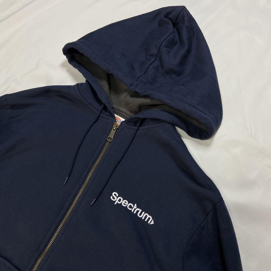 Dickies ディッキーズ サーマル裏地ジップパーカー 企業ロゴ