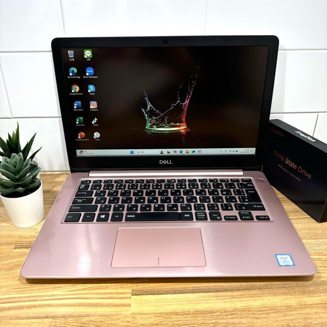DELLピンクシャンパン13型☘8世代☘️新品NVMe512GB