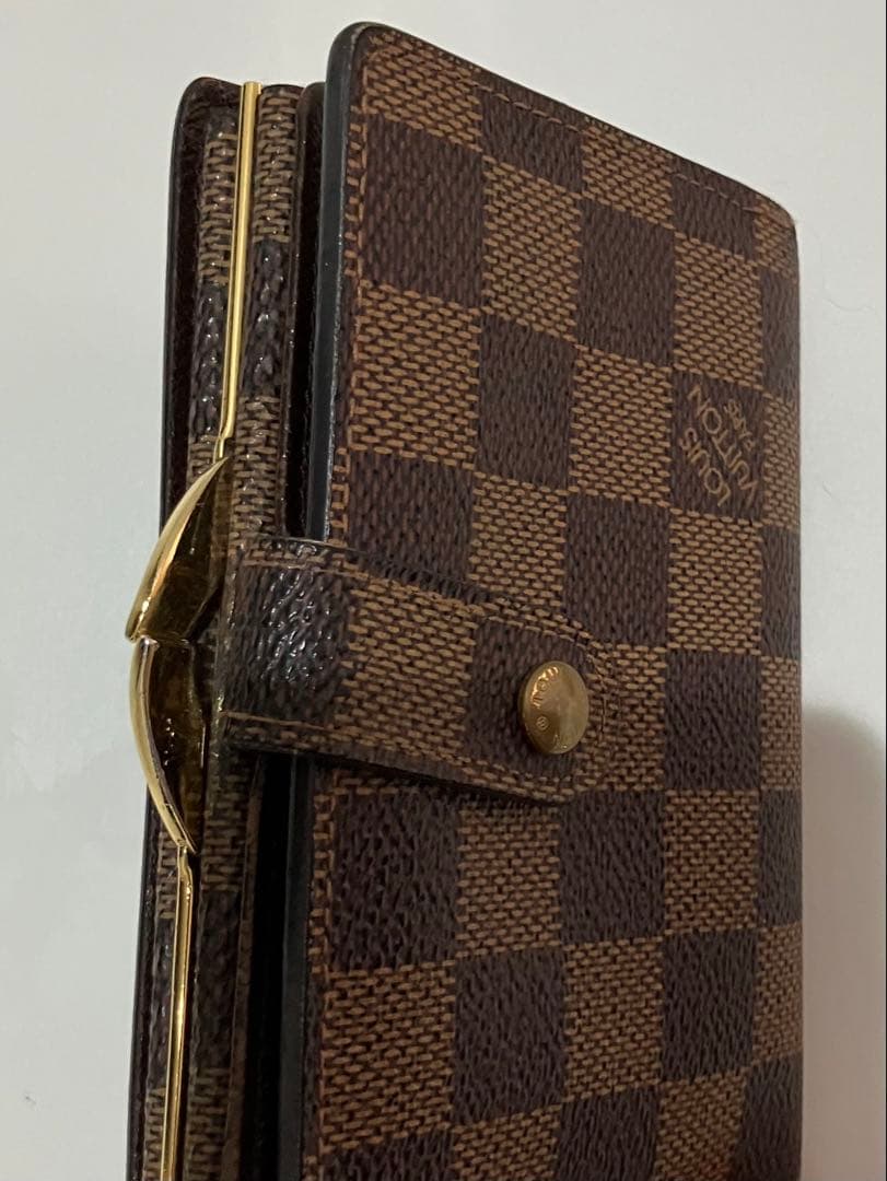 美品♡ルイヴィトン ダミエ エベヌ ポルトモネ ビエ ヴィエノワ がま口 財布 美品♡ルイヴィトン ダミエ エベヌ ポルトモネ ビエ ヴィエノワ がま口 財布