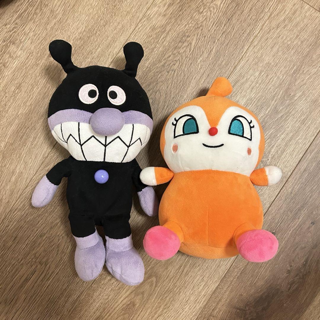 アンパンマン　ぬいぐるみ　セット販売　バイキンマン　ドキンちゃん アンパンマン バイキンマン ドキンちゃん ぬいぐるみ セット