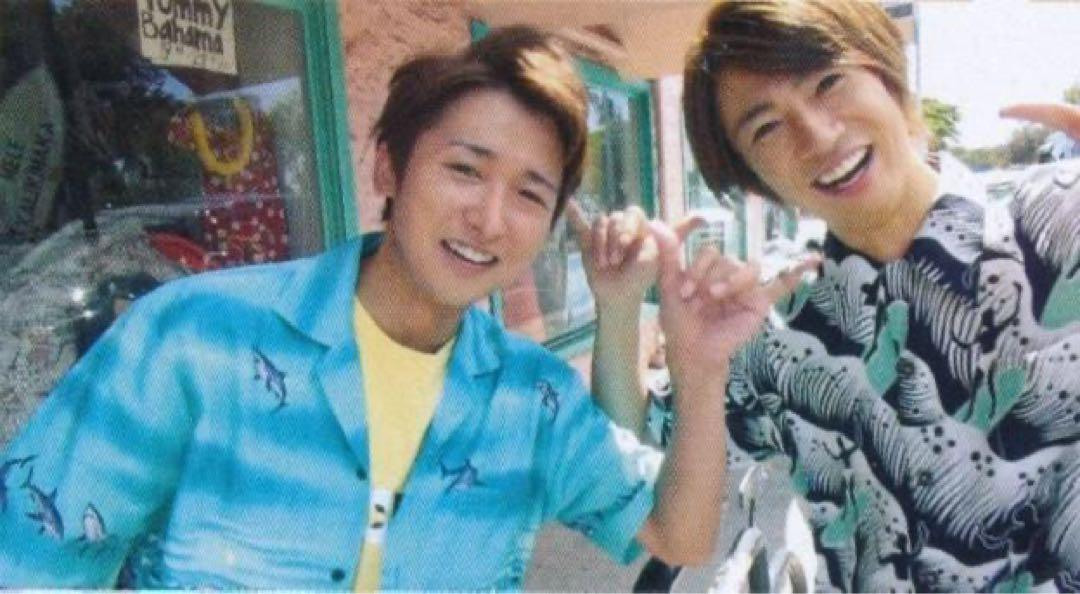 大野智 ハワイ アロハシャツ 男性アイドル