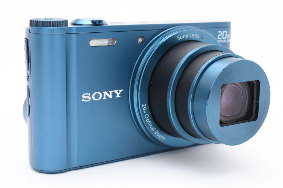 【美品】デジタルカメラ SONY DSC-WX300 ブルーカラー動作良好