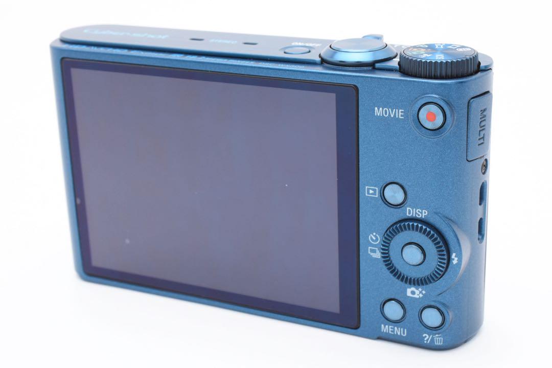 【美品】デジタルカメラ SONY DSC-WX300 ブルーカラー動作良好
