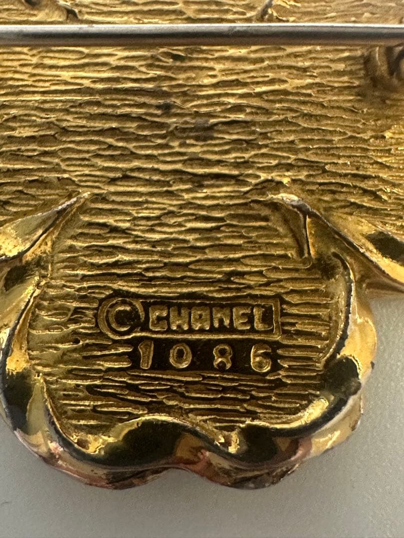 CHANEL シャネル ココマーク ラインストーン ブローチ 1086イヤリング