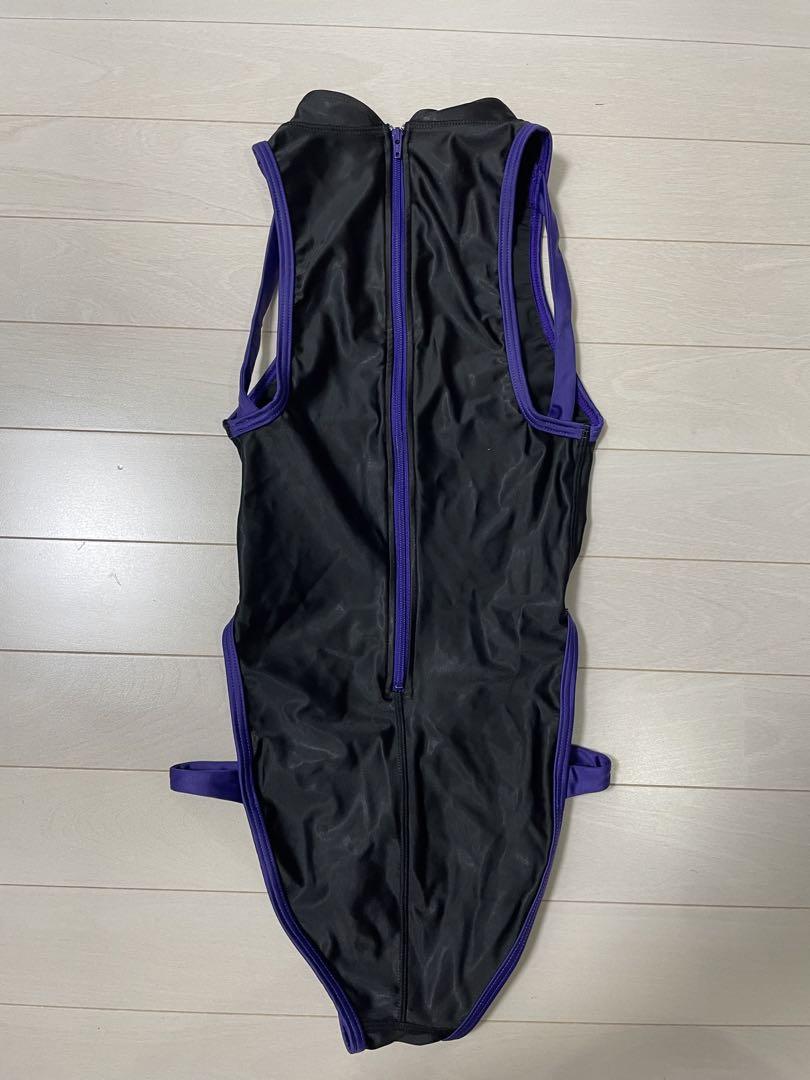 【pharfaite】パイピングバインダーフルバック【競泳水着】