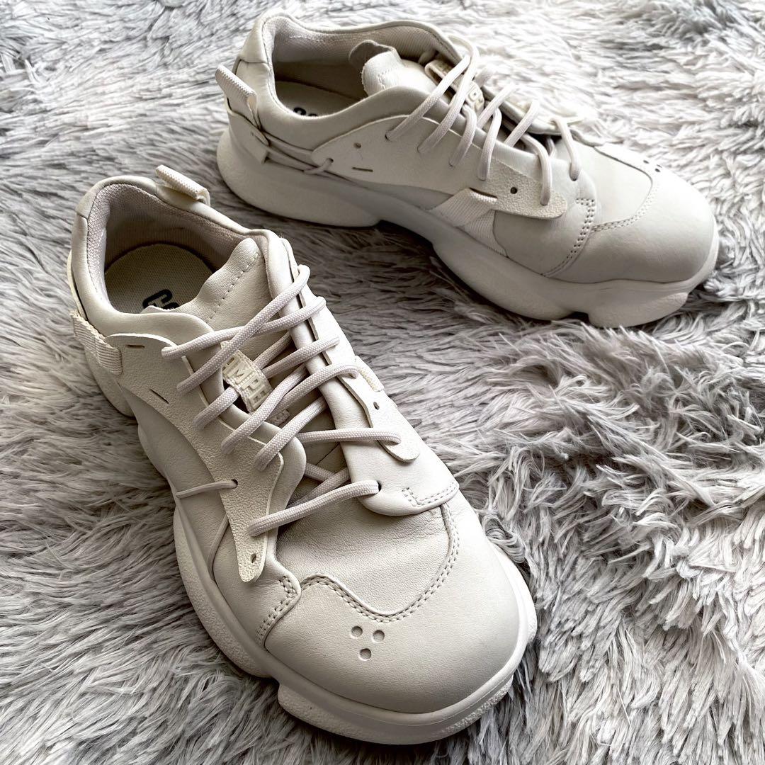【ほぼ未使用✨】Camper KARST レザースニーカー　軽量　24cm