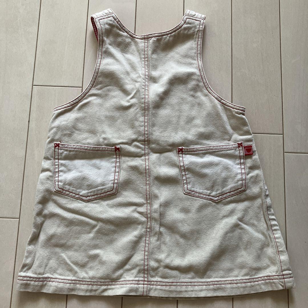 美品⭐︎ファミリア ジャンバースカート サイズ80 美品⭐︎ファミリア ジャンバースカート サイズ80