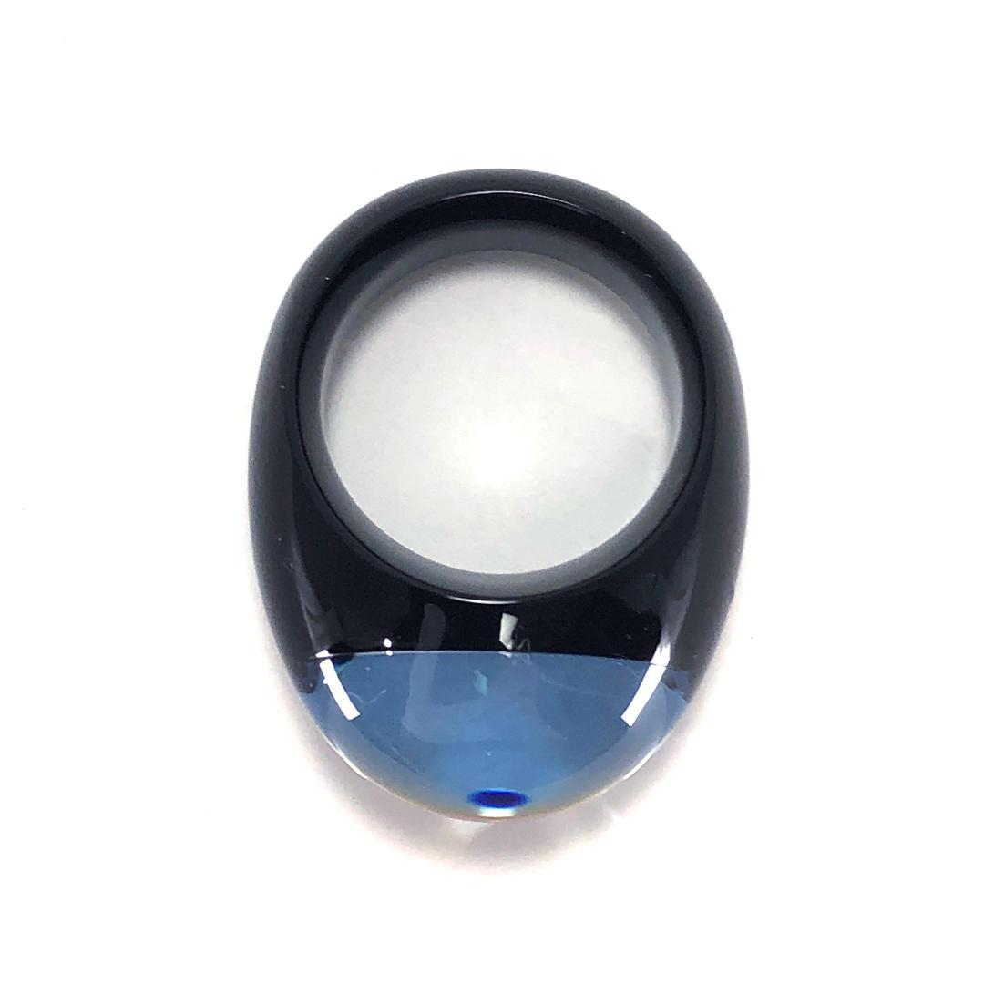 美品・箱付】バカラ／タンゴ スカラビー クリスタル リング／15