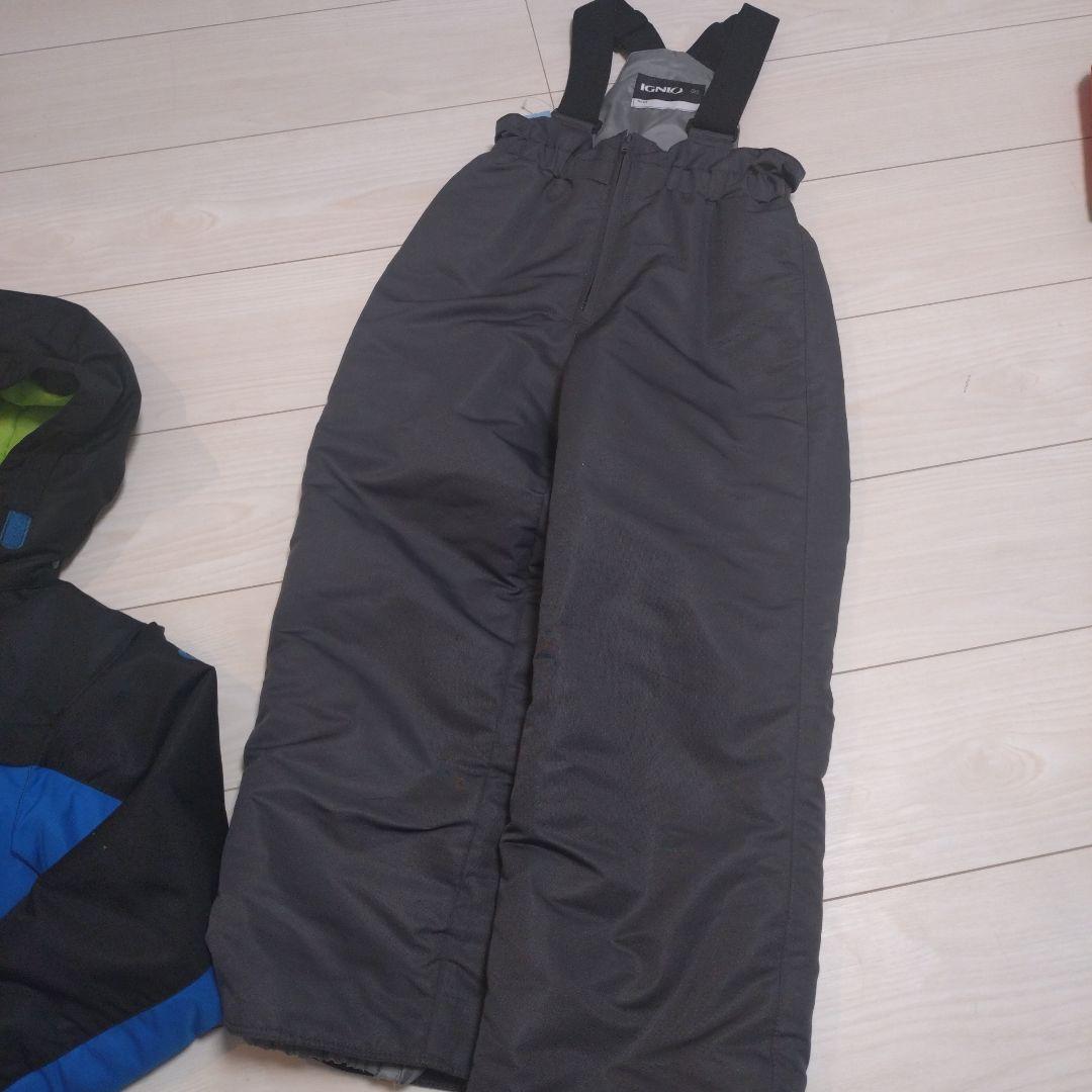 【美品クリーニング済】IGNIOイグニオ スキーウェア 120cm 調節可能