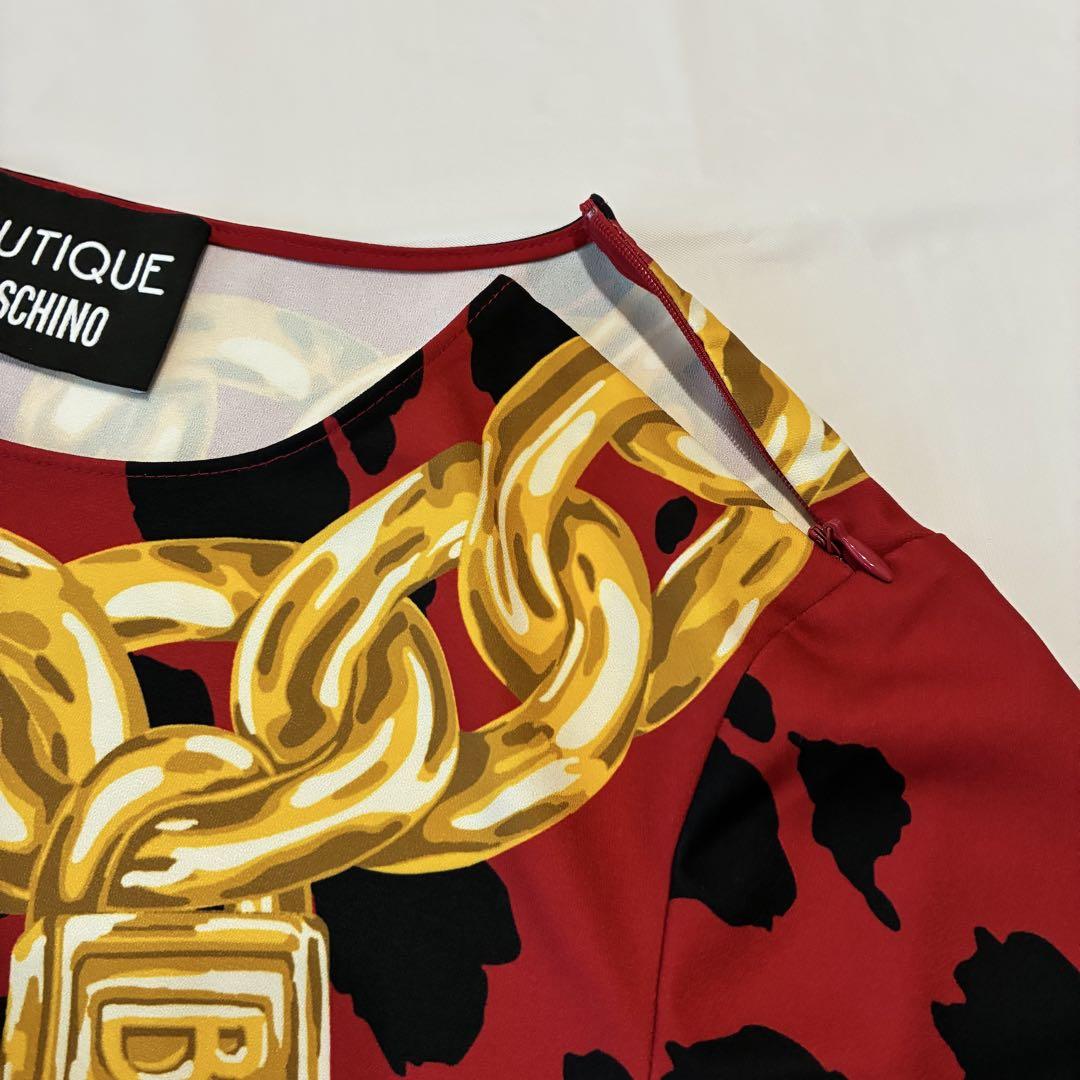 BOUTIQUE MOSCHINO ブティックモスキーノ ホルスタイン柄 40