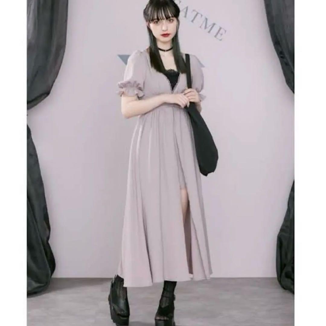 EATME バック リボン ワンピース インナー セット