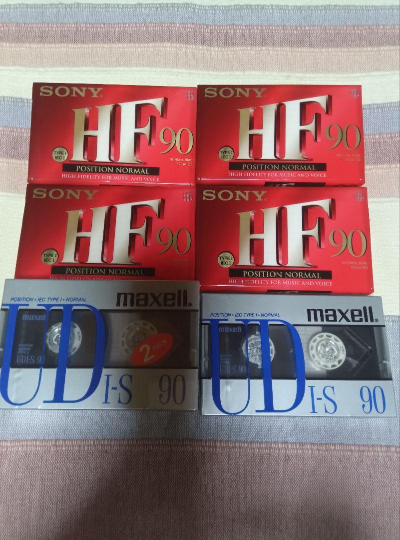 SONY HF 90 & Maxell UD I-S 90 ７本セット録音用メディア