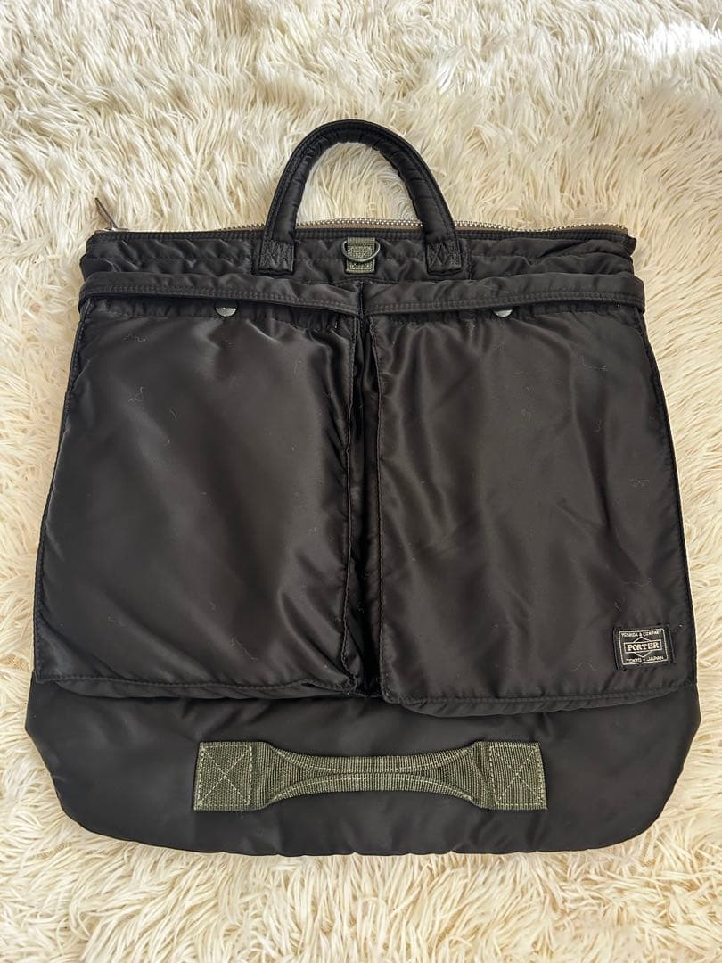 極美品✨希少 ポーター PXタンカー ヘルメットバッグL 2way ブラック 極美品✨希少 ポーター PXタンカー ヘルメットバッグL 2way ブラック