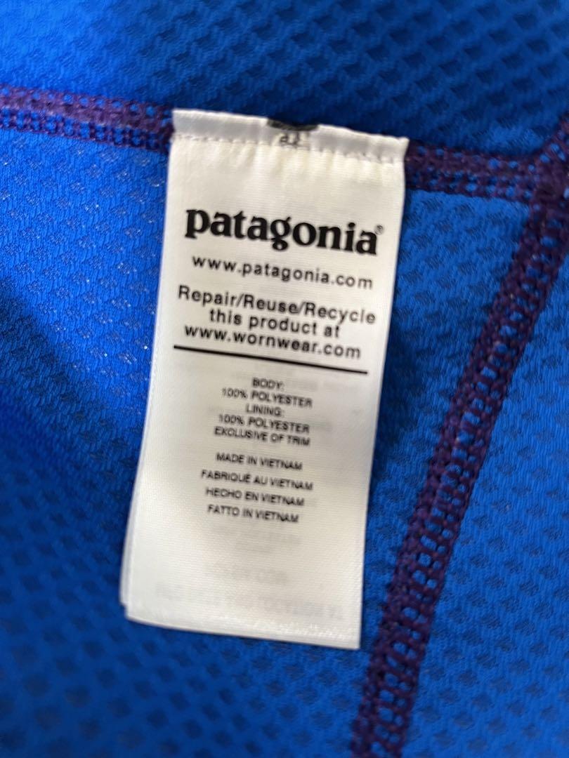 Patagonia フリースベスト 紫