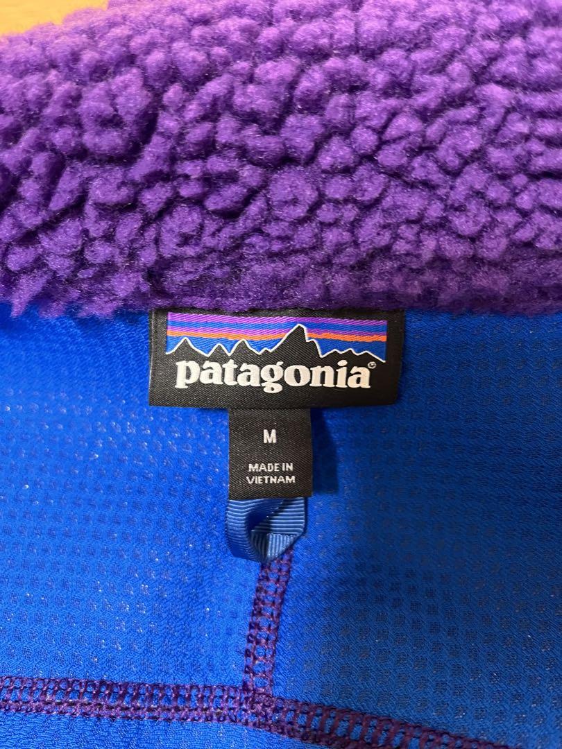 Patagonia フリースベスト 紫