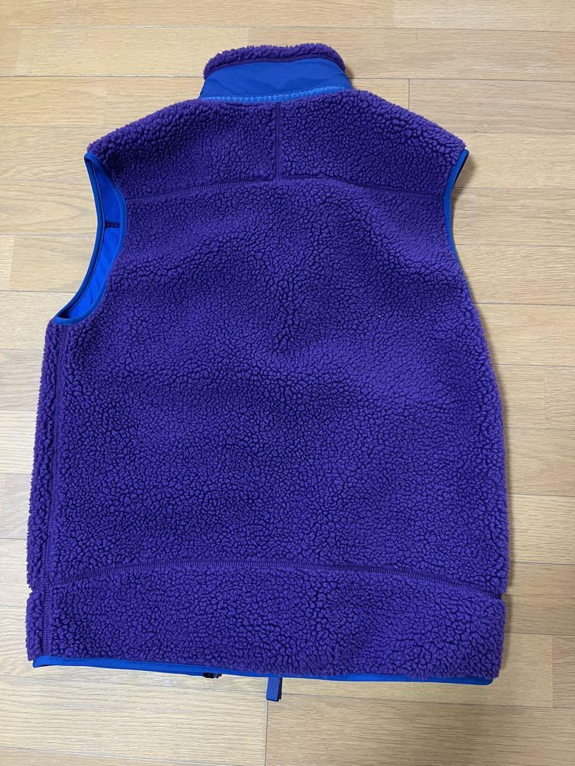 Patagonia フリースベスト 紫