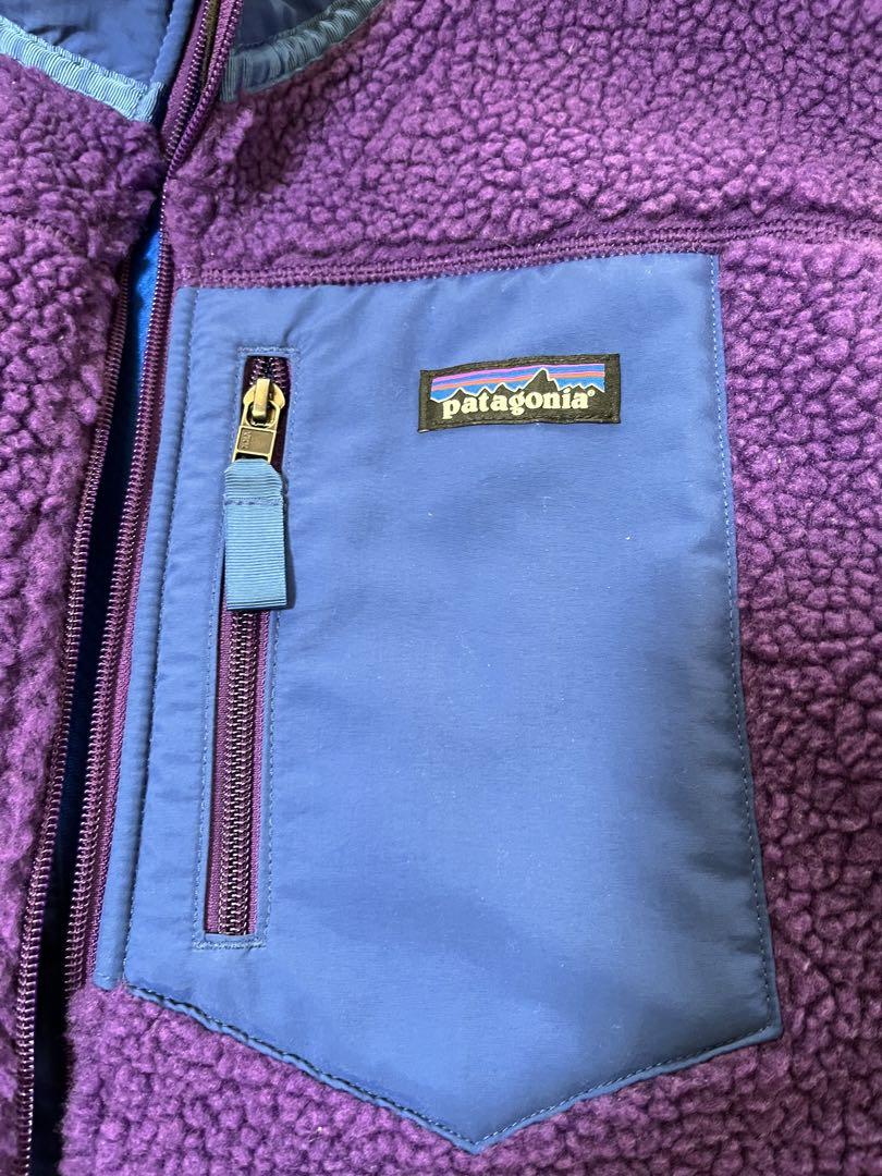Patagonia フリースベスト 紫