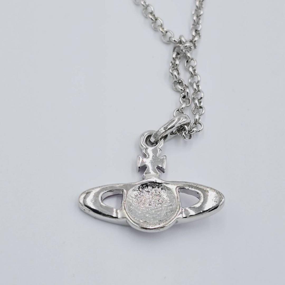 ☆Vivienne Westwood☆ ネックレス オーブ シルバー パープル