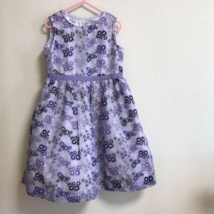 ★新品★アナスイミニ★ワンピース★130★卒園式　入学式　セレモニー 新年の贈り物 anna アナスイミニ 暑苦しい ワンピース