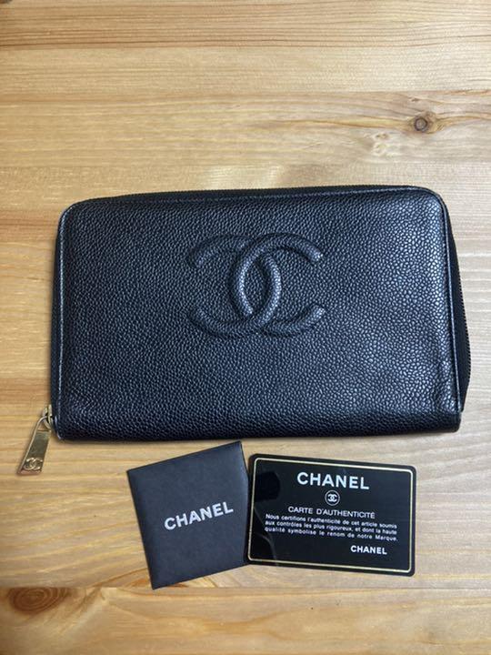 CHANEL シャネル キャビアスキン 財布