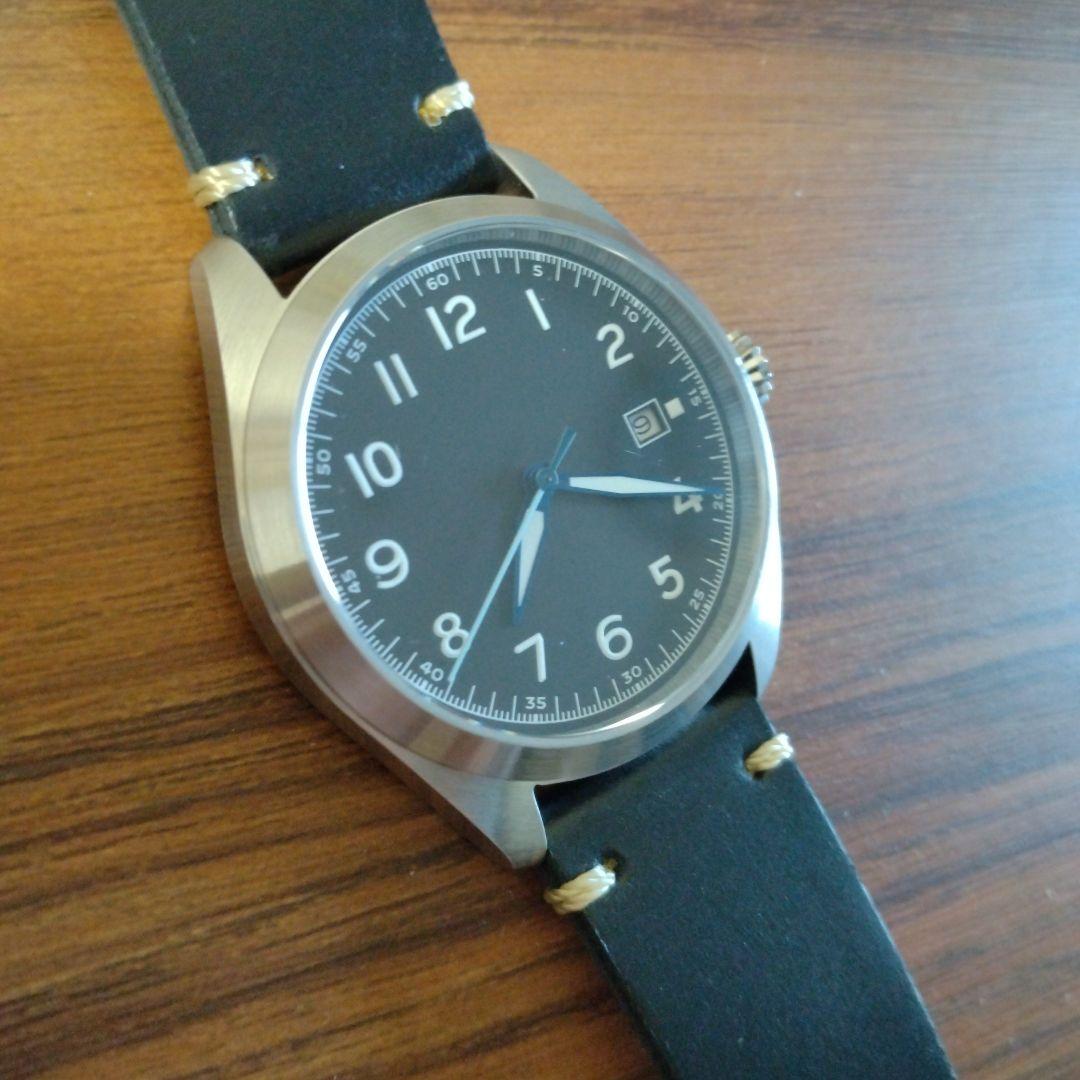 パイロット ミリタリー 腕時計 自動巻き 黒 パイロット ミリタリー 腕時計 自動巻き 黒