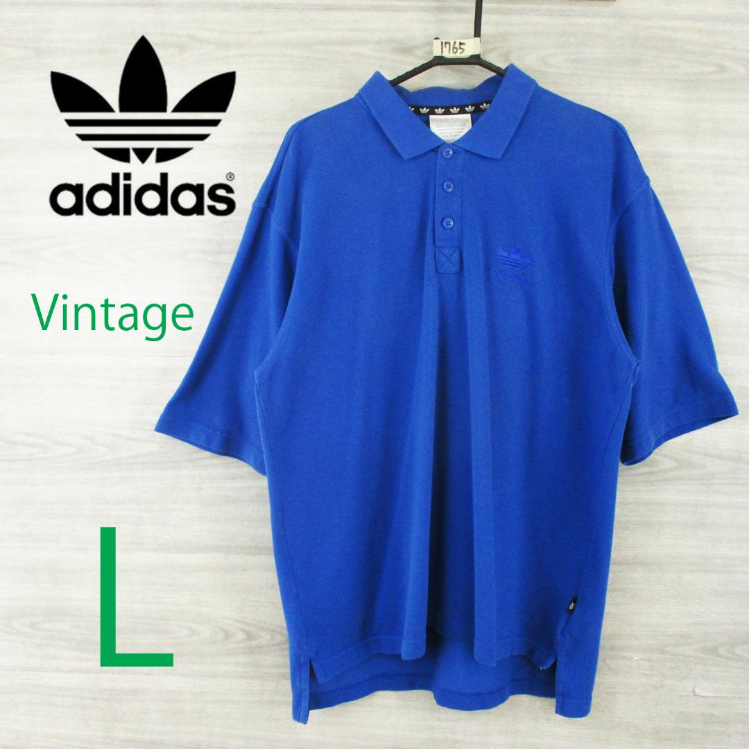adidas アディダス●90’ヴィンテージ＜万国タグ ポロシャツ＞M1765m