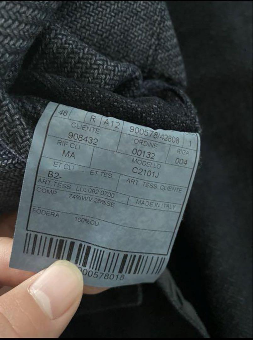 <美品>BOGLIOLI ネイビー チェスターコート サイズ48