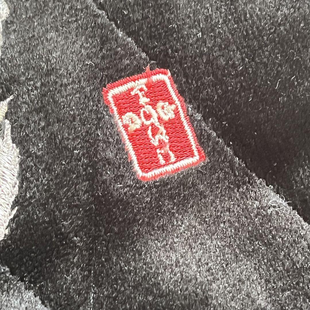 希少⭐︎ドッグタウン 黒龍 中綿 ダイヤキルティングベルベットスカジャン 金刺繍 725 ドッグタウン 黒龍 中綿 ダイヤキルティングベルベット