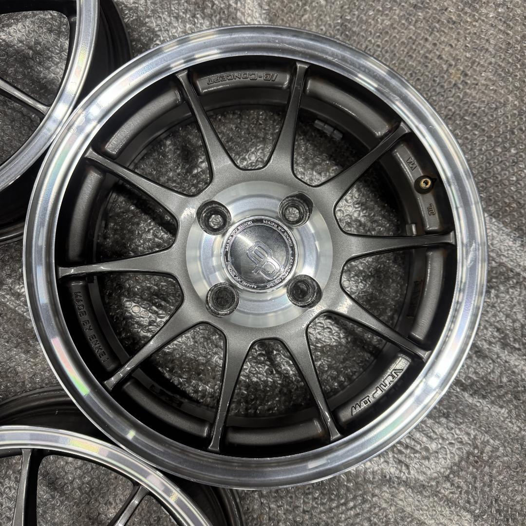 ら*く様 IB-CONCEPT EP-01 ENKEI R14 4x100 超軽