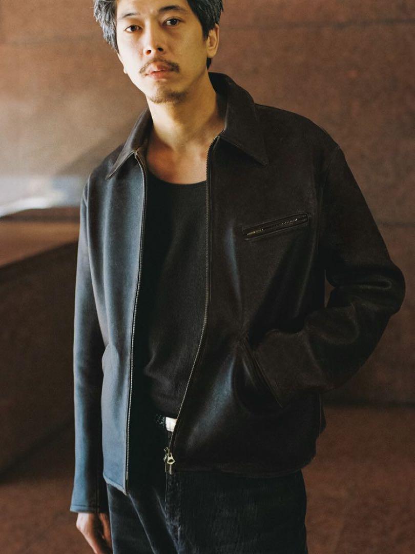 ♥Sサイズ VINTAGE WASHED LEATHER ZIPS・LIDNM