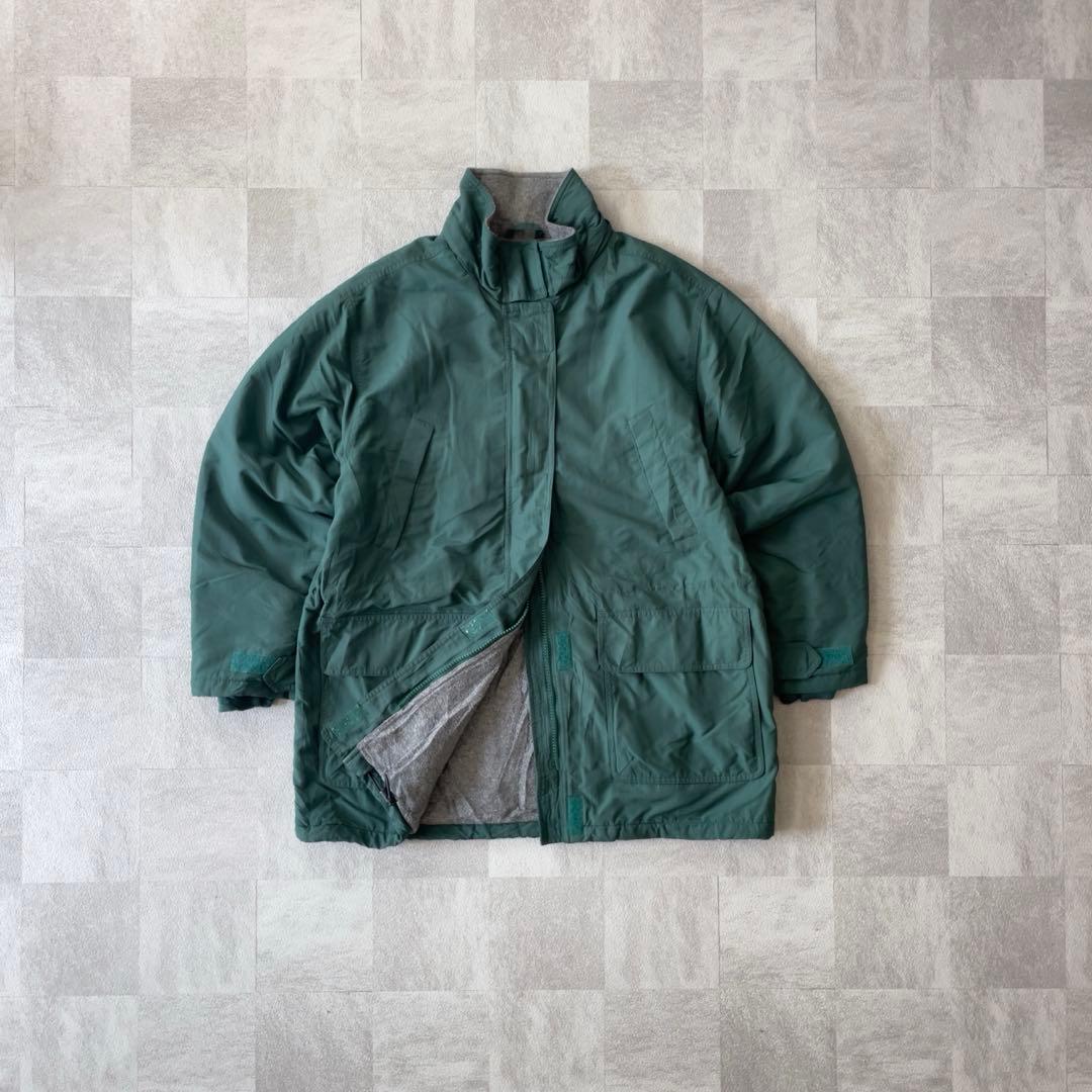 90-00 s LANDS END nylon jacket green SIZE LANDS END