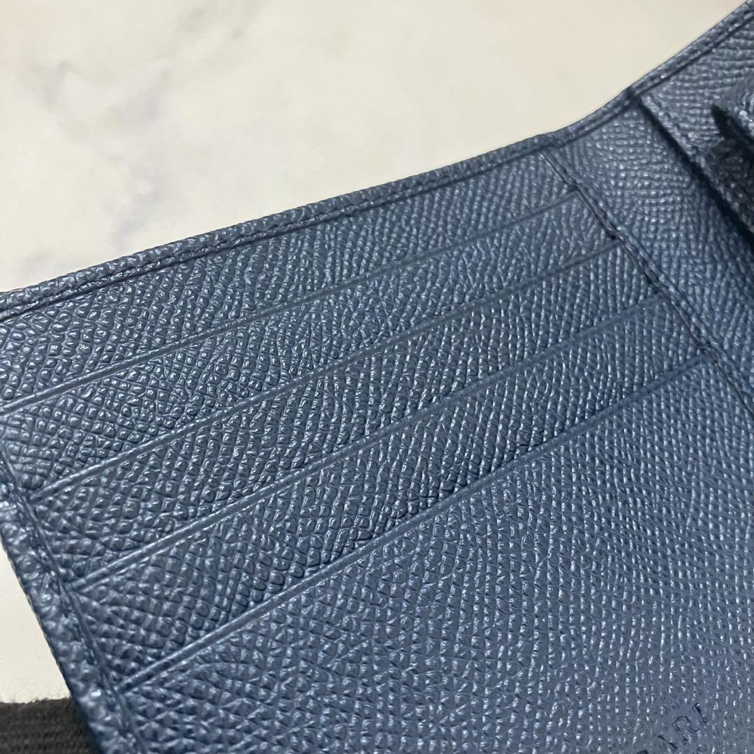 【新品】BVLGARI✨ブルガリ　折財布　財布　サークルロゴ