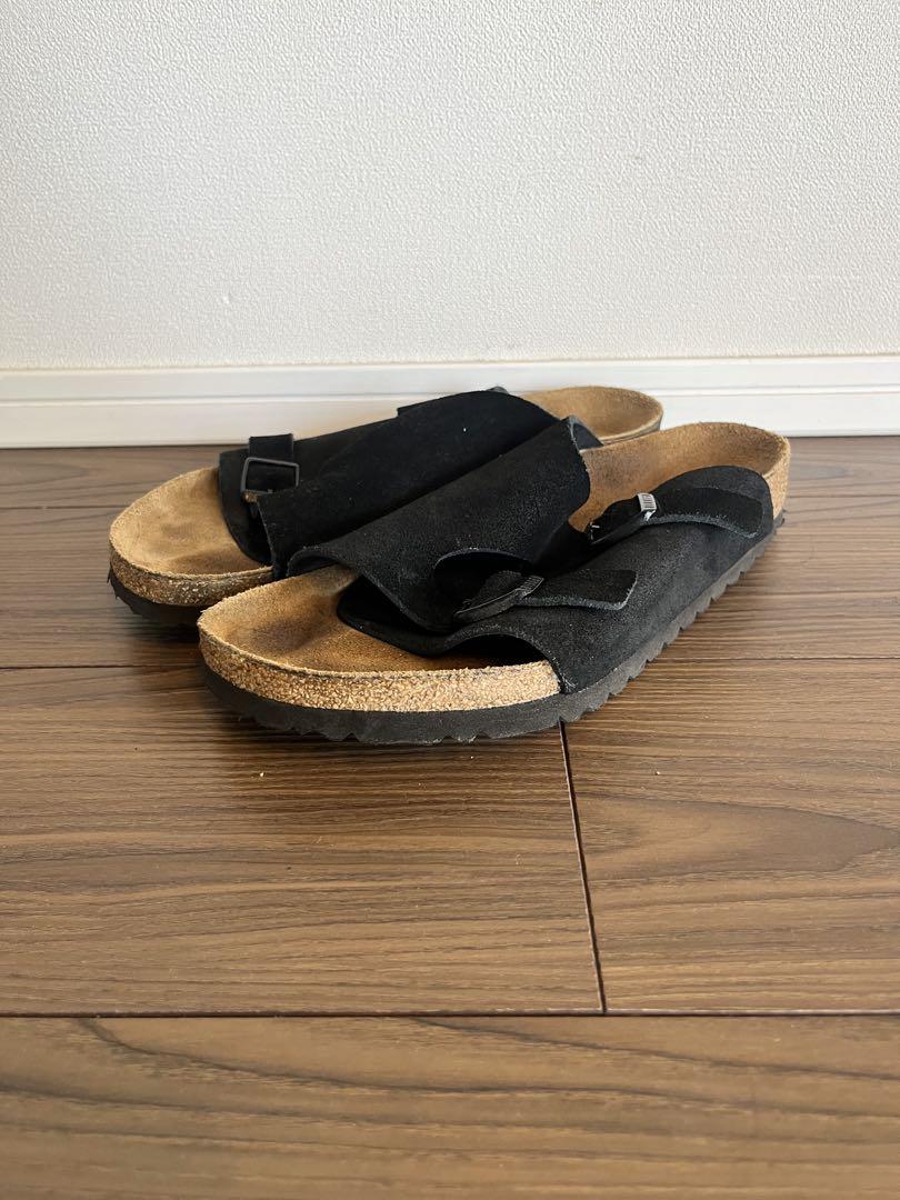 BIRKENSTOCK チューリッヒ ブラック スエード サンダル 40