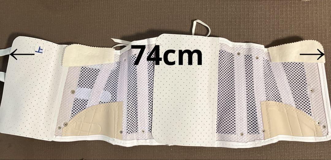 【美品】医療用　腰椎サポート　コルセット　 メッシュタイプ　サイズ調整可能