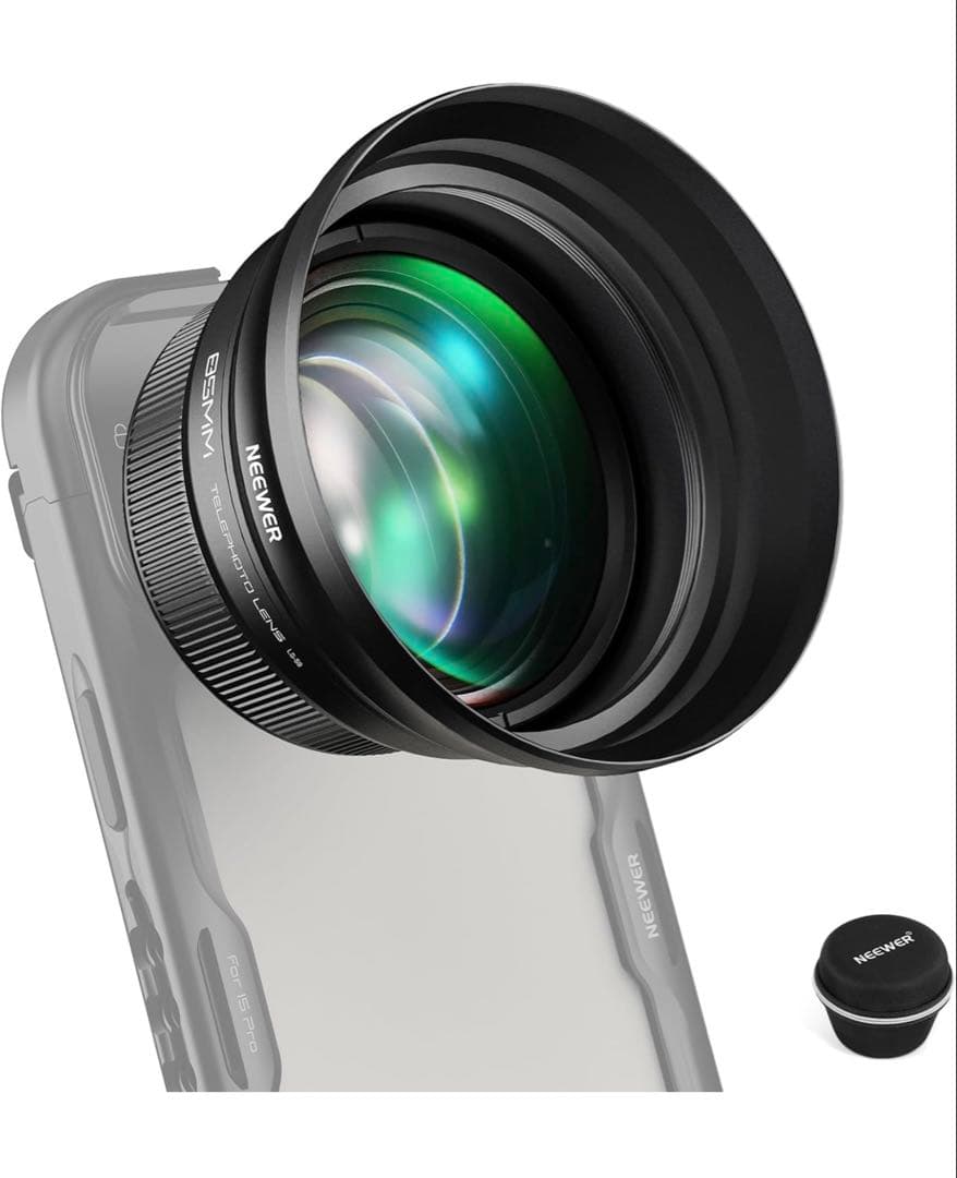 NEEWER LS-59 85mm スマホ用望遠レンズ 17mmネジマウントNeewer