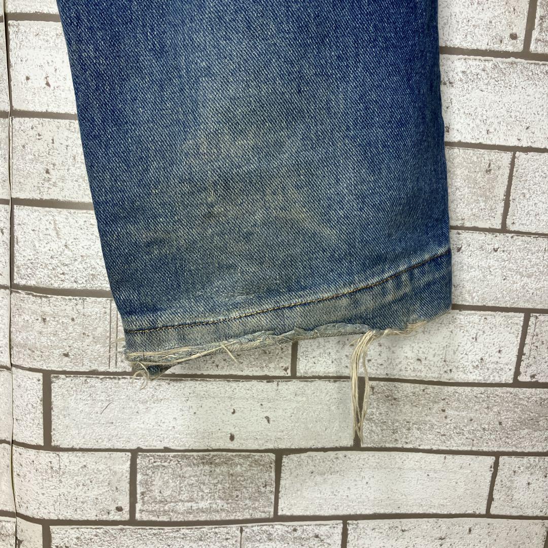 【希少】◆カールカナイ◆クラッシュ　デニム　ワイド　bigシルエット