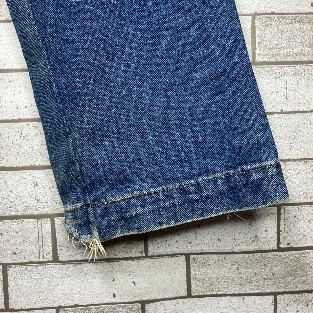 【希少】◆カールカナイ◆クラッシュ　デニム　ワイド　bigシルエット