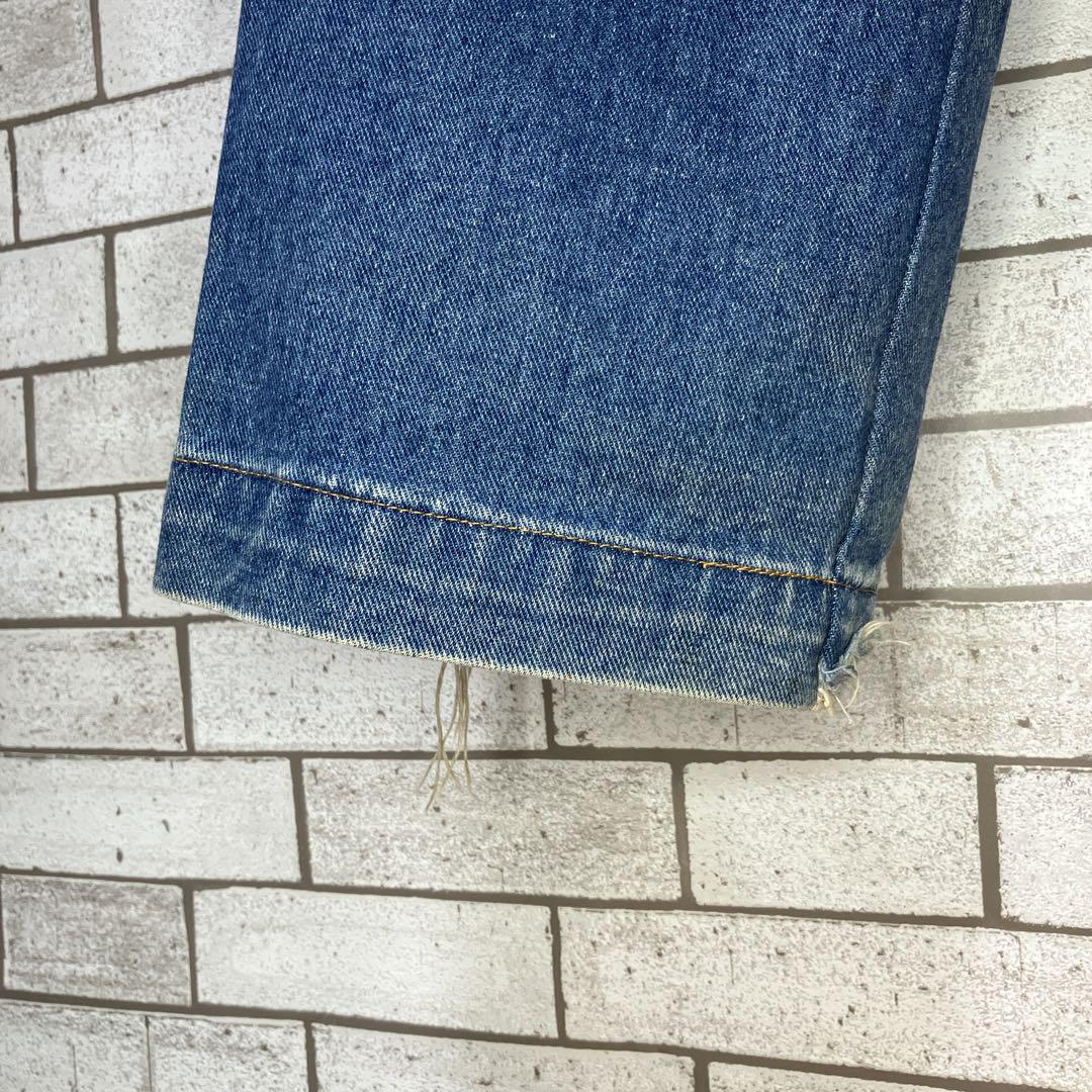 【希少】◆カールカナイ◆クラッシュ　デニム　ワイド　bigシルエット
