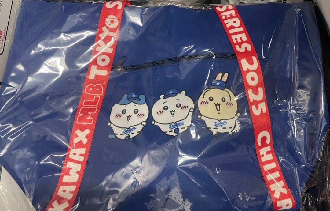 当日発送 ちいかわ×MLB TOKYO SERIES トートバッグ（ドジャ