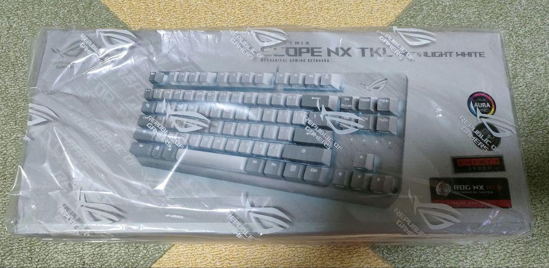 ASUS ROG Strix Moonlight White 赤軸 キーボード