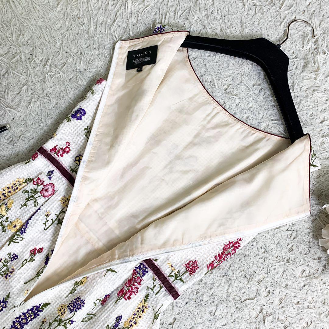 美品❁TOCCA ボタニックアーカイブドレス 総刺繍 ニコライ
